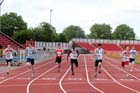 Sam Griffin (Darlington) no 430 winning the under-17s 200 metres at the North Eastern Champs, Gateshead.